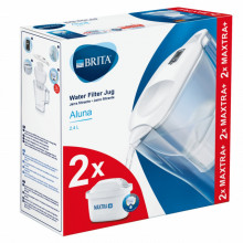 Cana filtranta BRITA Aluna 2,4 L, 2 filtre incluse Maxtra+ (white)