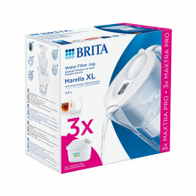 Cana filtranta Brita Marella XL 3,5 L, 3 filtre incluse Maxtra PRO (alb)