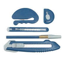 Set Cuttere Utilitare, Plastic, Lame Otel, 5 piese