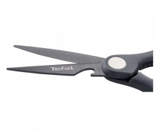 Foarfeca de bucatarie 3 in 1 Tefal Fresh Kitchen, desfacator integrat, accesoriu zdrobit nuci, gri/albastru