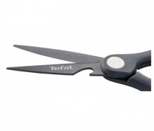 Foarfeca de bucatarie 3 in 1 Tefal Fresh Kitchen, desfacator integrat, accesoriu zdrobit nuci, gri/albastru