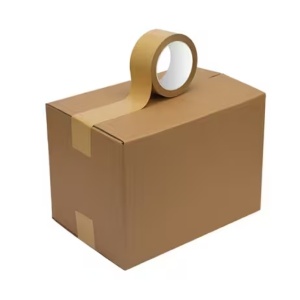 Bandă Adezivă din Hârtie Kraft Ecologică, Hot Melt, 48 mm x 50 m, Natur