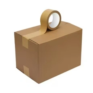 Bandă Adezivă din Hârtie Kraft Ecologică, Hot Melt, 48 mm x 50 m, Natur