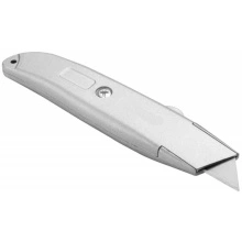 Cutter Utilitar cu Lama Retractabila SK5, Tolsen, Aluminiu, 61x19mm, Argintiu