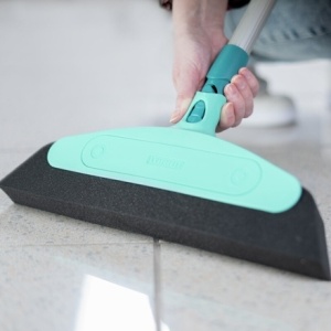 Mătură din spumă Leifheit Soft & Easy, 34 cm, antialergică, Sistem Click