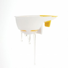 Separator pentru oua 3 in 1 OXO, plastic, alb/galben
