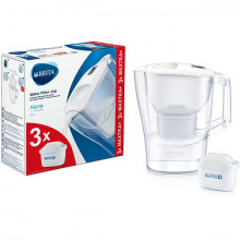 Cana filtranta BRITA Aluna 2,4 L, 3 filtre incluse Maxtra+ (white)