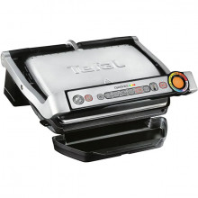 Gratar electric Tefal OptiGrill+ GC712D34, 2000 W, 6 programe automate, argintiu-negru