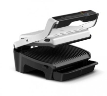 Gratar electric Tefal OptiGrill+ Elite GC750D30, 2000 W, 12 programe automate, argintiu-negru
