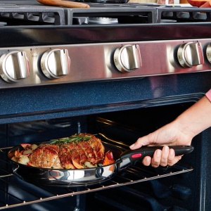 Set 2 tigai Tefal Ingenio Cook Eat , inox, 22/26cm, argintiu