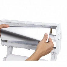 Suport de perete pentru prosoape din hartie, folie alimentare si aluminiu LEIFHEIT F2, alb
