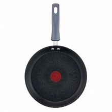 Tigaie clatite  cu interior anti-aderent Tefal Daily Cook G7313855, diametru 25 cm, exterior inox, inductie