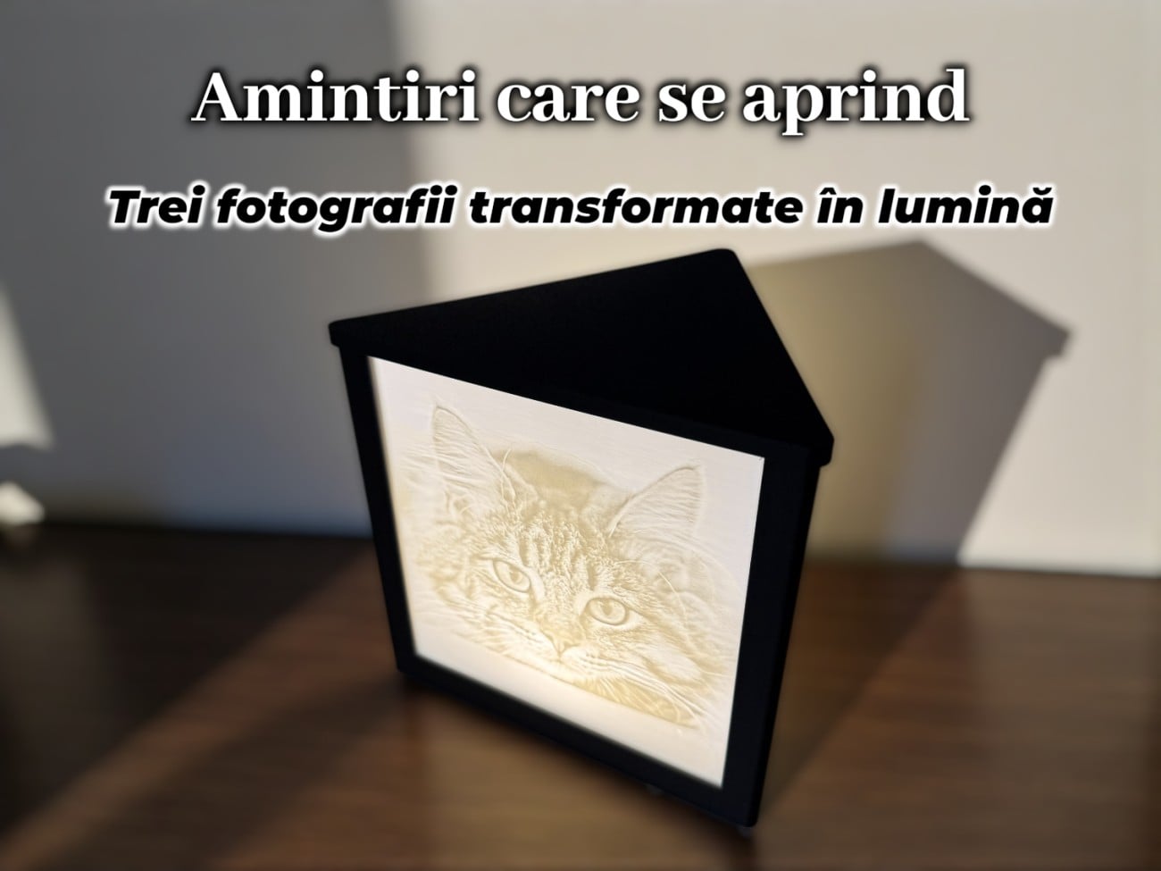 lampa personalizata trei amintiri
