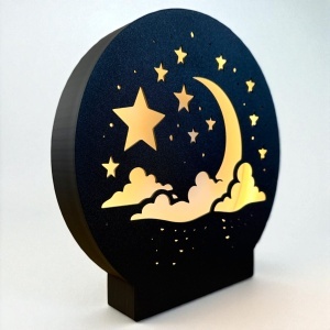 Lampă decorativă - Moon & Stars - Img 2