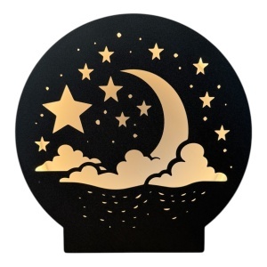 Lampă decorativă - Moon & Stars