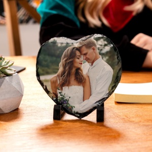 Placa Ardezie Inima Valentines Day Calitate Premium - Img 2