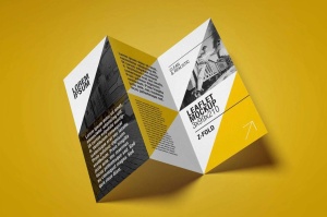 Pliant, Flyer 1/3 A4, Design Personalizat, Calitate Premium - Img 2