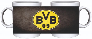 Cana Alba Personalizata Borussia Dortmund