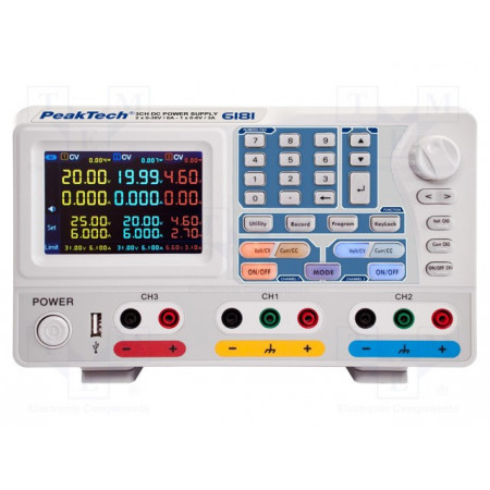 Sursa de laborator programabil; programabil,multicanal P6181