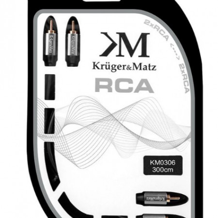 Cablu 2 rca - 2 rca 3 M KrugerMatz