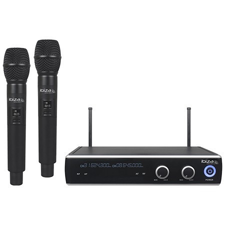 SET 2 MICROFOANE WIRELESS UHF Profesionale