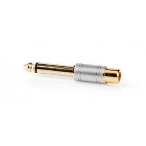 Adaptor audio 6.35mm tata - RCA mama