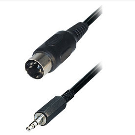 Cablu audio 1,5m 3.5mm jack tata la 5 pin DIN tata