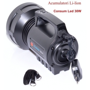 LANTERNA LED PROFESIONALA HIGH POWER 30W, TD-8000 - Img 2