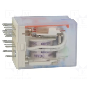 Releu 48 Vdc 5A 14 pini 4 contacte NO/NC