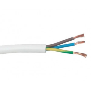 Cablu electric alb MYYM 3x1mm