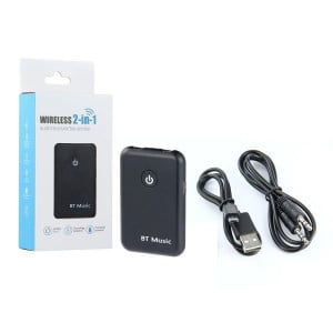 Emitator si receptor Bluetooth V4.1+EDR cu mufa jack 3.5mm pentru sisteme audio - Img 1