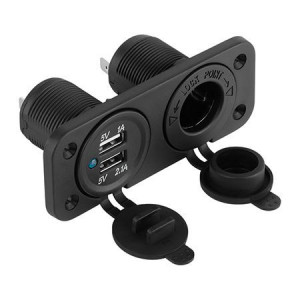 MUFA MONTAJ AUTO INCARCARE 2XUSB 3.1A+BRICHET - Img 1