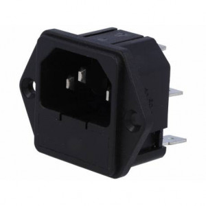 CONECTOR ALIMENTARE PANOU PC IEC C14 - Img 2