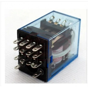 Releu, 220V/5A, 4 contacte in paralel, NO/NC, 14 pini - Img 2