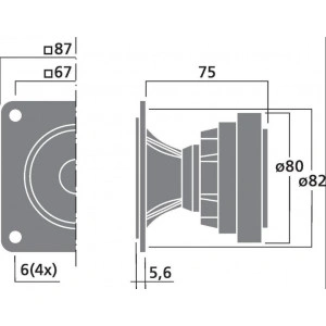 Tweeter 50 W, 8 Ω - Img 2