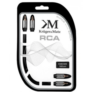 Cablu 2 rca - 2 rca 1.8 M KrugerMatz