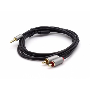 CABLU JACK 3.5 - 2RCA 1M BASIC K&M - Img 1