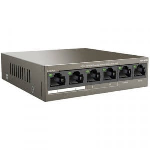 Switch POE , 6 porturi Fast Ethernet, 4 x PoE, 2 x Uplink - Img 1