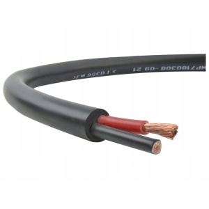 Cablu difuzor 2x4mm2 cu manson negru