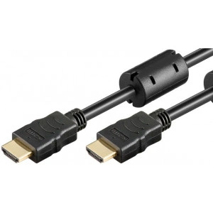Cablu HDMI 2m HDMI tata la HDMI tata V1.4 contacte aurite, cu ferita