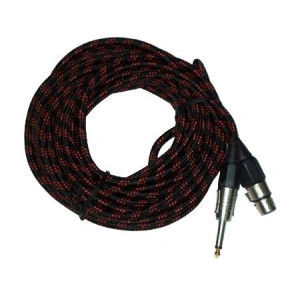 Cablu microfon XLR mama - mufa jack mono 6.3 mm tata 5m