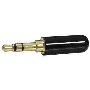 Mufa jack, tata, 3,5mm, metal