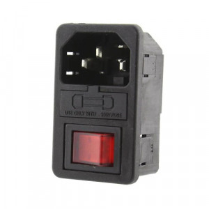 Conector alimentare IEC C14 de panou - Img 1