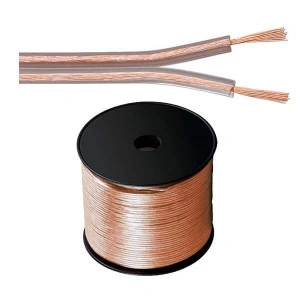 Cablu pentru difuzor, transparent, 2x0,5 OFC