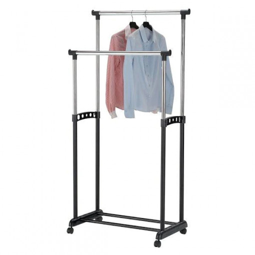 Suport Dublu Pentru Umerase si Pantofi, Reglabil, Double Pole