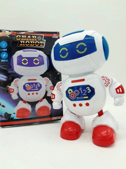 Robot interactiv pentru Copii, Canta si Danseaza, cu Lumini si Sunete