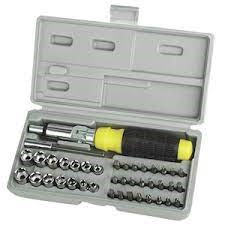 Trusa chei tubulare si biti Socket Set, 41 piese