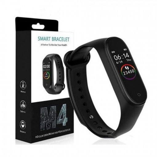 Bratara Smart M4, Smart Bracelet, compatibila Android si IOS, rezistenta la apa Ip67