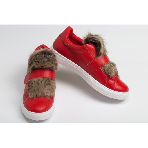 Pantofi casual 6180-3 RED R1/4/3