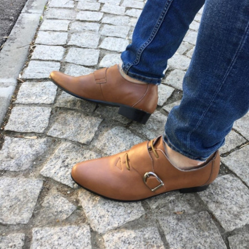 Pantofi Casual A-032 BROWN R3/6/4